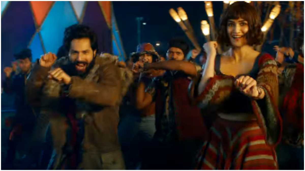 वरुण धवन- कृति सैनन की फिल्म भेड़िया का गाना जंगल में कांड’ रिलीज